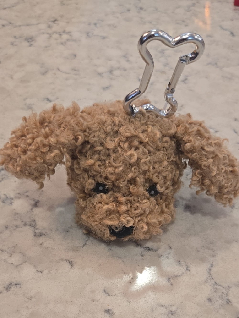 NWT BABW Plush PocketBac Holder RARE Clip Golden Doodle Bone Retired